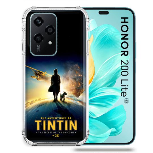 Coque Renforcée Pour Honor 200 Lite 5G Tintin Affiche