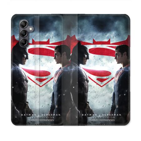 Housse Cuir Portefeuille Pour Samsung Galaxy A35 5G Batman VS Superman