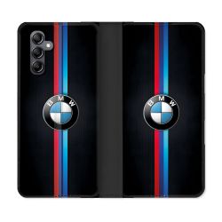 Housse Cuir Portefeuille Pour Samsung Galaxy A35 5G BMW Logo