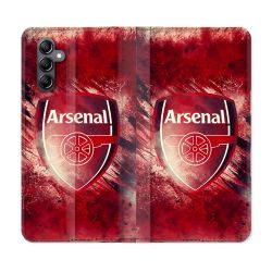 Housse Cuir Portefeuille Pour Samsung Galaxy A35 5G Foot Arsenal