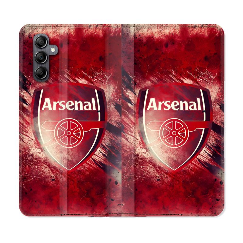 Housse Cuir Portefeuille Pour Samsung Galaxy A35 5G Foot Arsenal