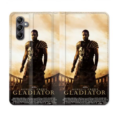 Housse Cuir Portefeuille Pour Samsung Galaxy A35 5G Gladiator Affiche