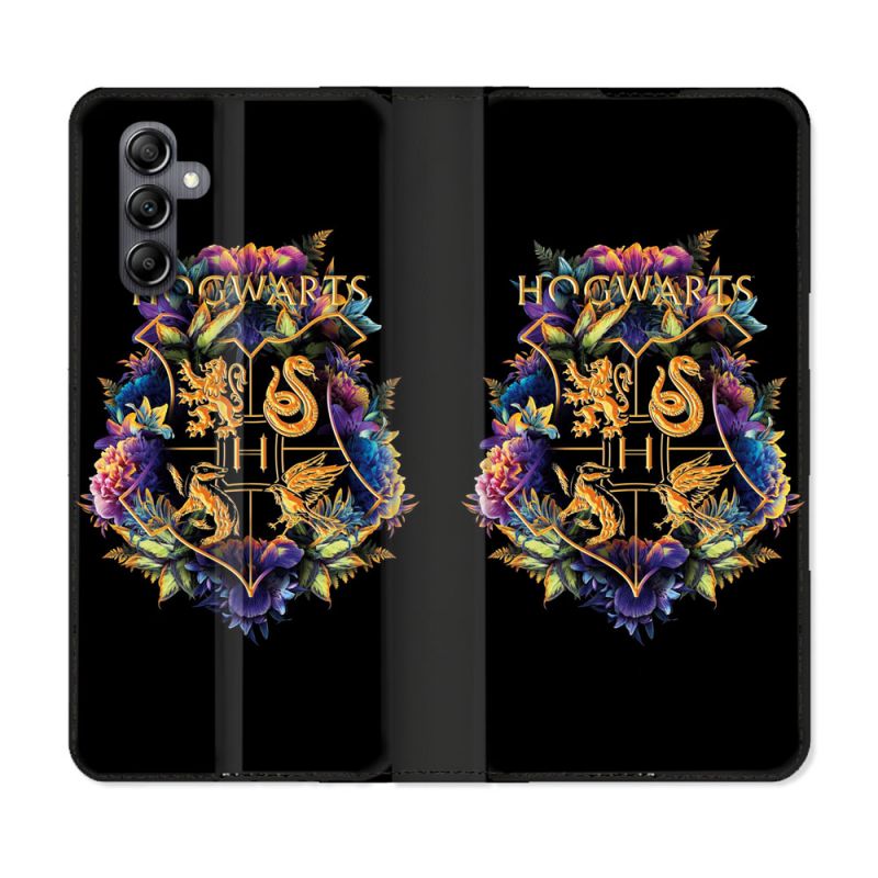 Housse Cuir Portefeuille Pour Samsung Galaxy A35 5G Harry Potter Hogwarts