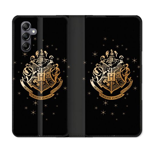 Housse Cuir Portefeuille Pour Samsung Galaxy A35 5G Harry Potter Poudlard
