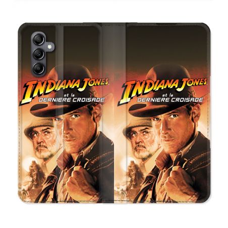 Housse Cuir Portefeuille Pour Samsung Galaxy A35 5G Indiana Jones Affiche