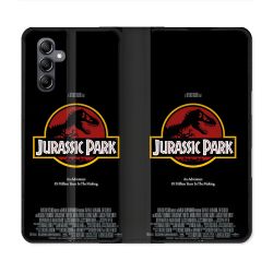 Housse Cuir Portefeuille Pour Samsung Galaxy A35 5G Jurassik Park Affiche
