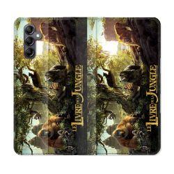 Housse Cuir Portefeuille Pour Samsung Galaxy A35 5G Le Livre De La Jungle Affiche