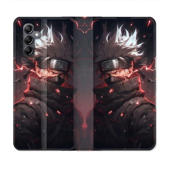Housse Cuir Portefeuille Pour Samsung Galaxy A35 5G Manga Naruto Kakashi Dark