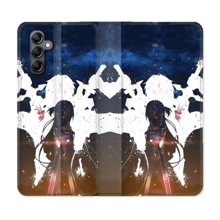 Housse Cuir Portefeuille Pour Samsung Galaxy A35 5G Manga SAO sword Art Online Asuna