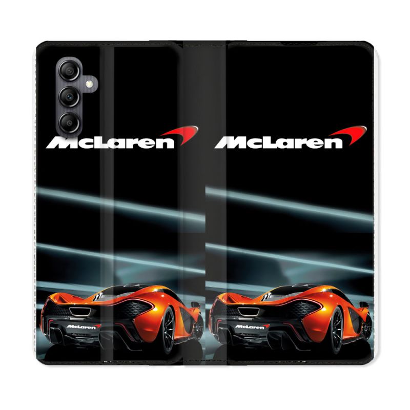 Housse Cuir Portefeuille Pour Samsung Galaxy A35 5G Mc Laren