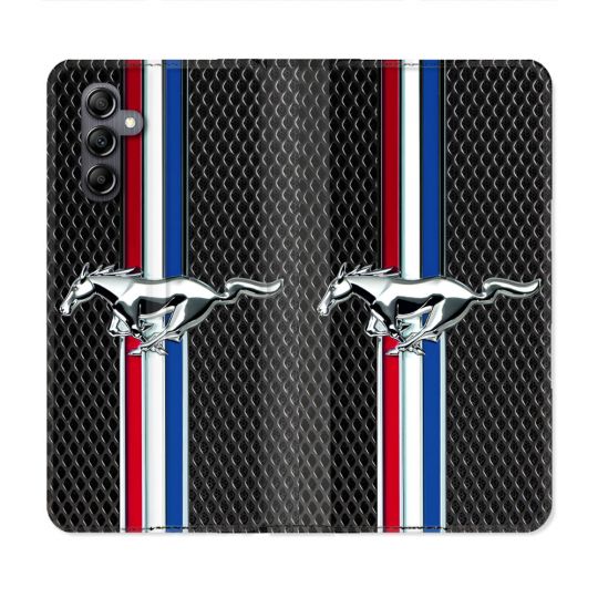 Housse Cuir Portefeuille Pour Samsung Galaxy A35 5G Mustang