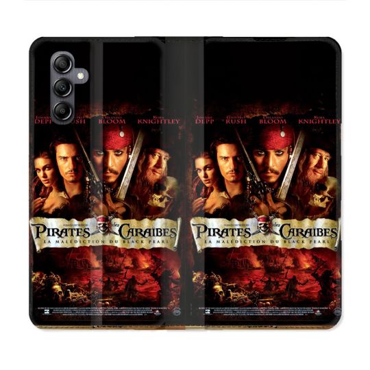 Housse Cuir Portefeuille Pour Samsung Galaxy A35 5G Pirate Des Caraibes