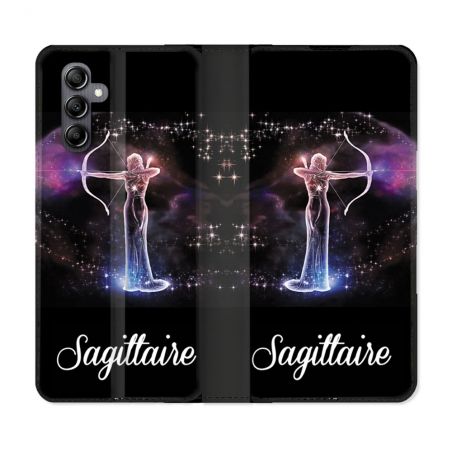 Housse Cuir Portefeuille Pour Samsung Galaxy A35 5G Signe Zodiaque 2 Sagittaire