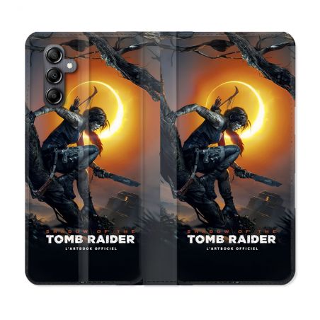 Housse Cuir Portefeuille Pour Samsung Galaxy A35 5G Tomb Raider