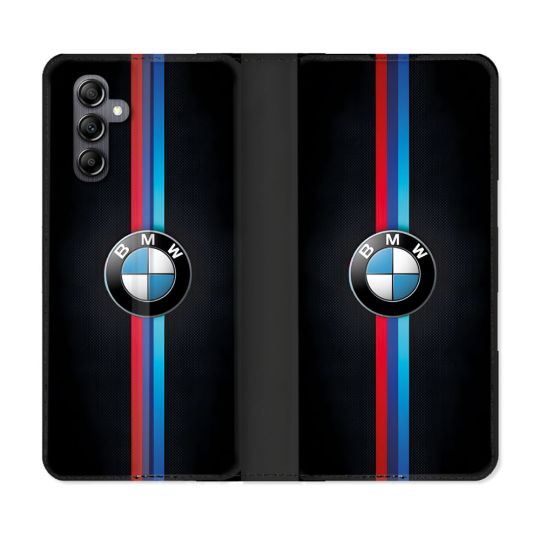Housse Cuir Portefeuille Pour Samsung Galaxy A55 5G BMW Logo