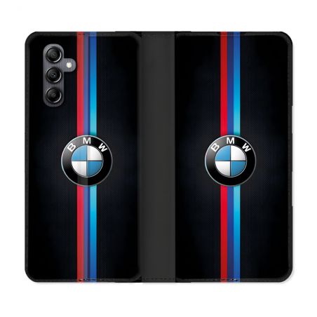 Housse Cuir Portefeuille Pour Samsung Galaxy A55 5G BMW Logo