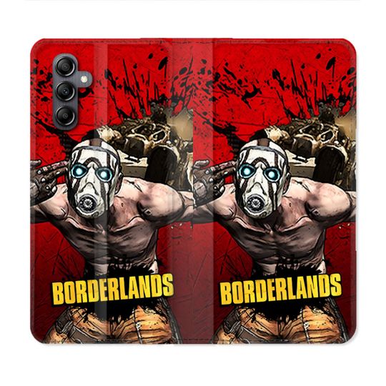 Housse Cuir Portefeuille Pour Samsung Galaxy A55 5G Borderland