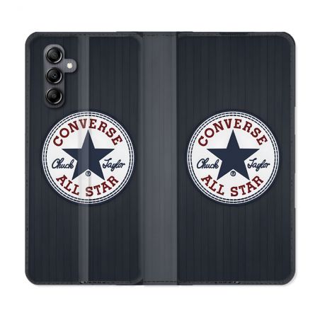 Housse Cuir Portefeuille Pour Samsung Galaxy A55 5G Converse