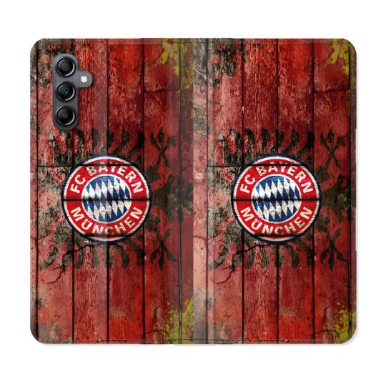Housse Cuir Portefeuille Pour Samsung Galaxy A55 5G Foot Bayern Munich Drapeau