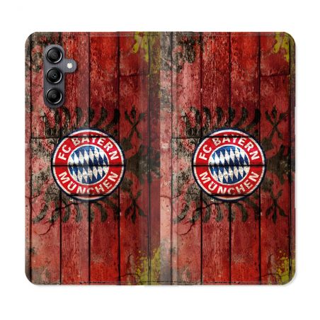 Housse Cuir Portefeuille Pour Samsung Galaxy A55 5G Foot Bayern Munich Drapeau