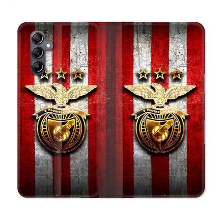 Housse Cuir Portefeuille Pour Samsung Galaxy A55 5G Foot Benfica