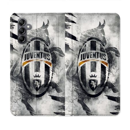 Housse Cuir Portefeuille Pour Samsung Galaxy A55 5G Foot Juventus Turin