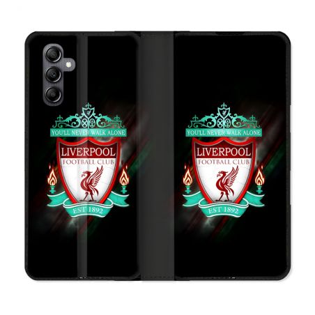 Housse Cuir Portefeuille Pour Samsung Galaxy A55 5G Foot Liverpool