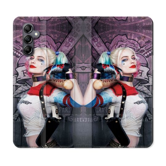 Housse Cuir Portefeuille Pour Samsung Galaxy A55 5G Harley Quinn Batte