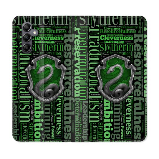 Housse Cuir Portefeuille Pour Samsung Galaxy A55 5G Harry Potter Serpentar