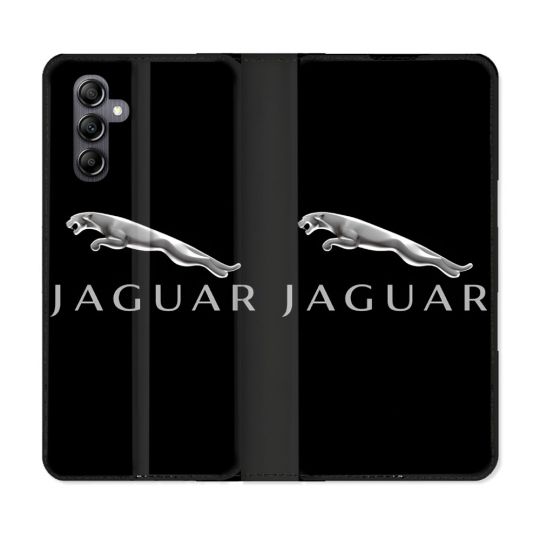 Housse Cuir Portefeuille Pour Samsung Galaxy A55 5G Jaguar