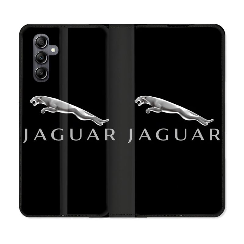 Housse Cuir Portefeuille Pour Samsung Galaxy A55 5G Jaguar