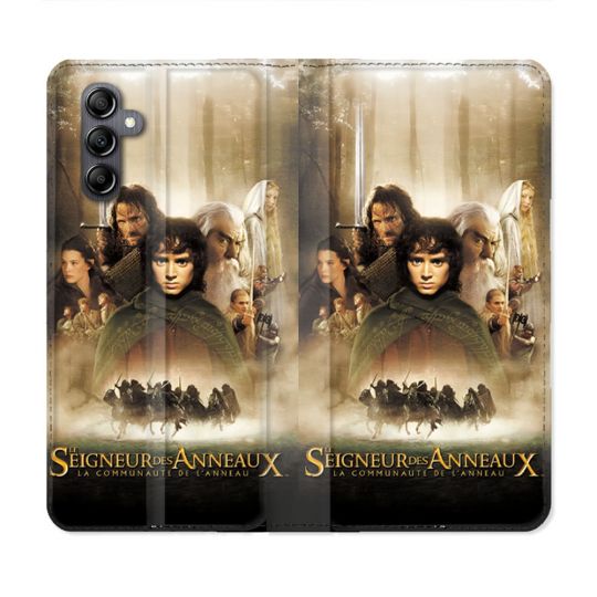 Housse Cuir Portefeuille Pour Samsung Galaxy A55 5G Le seigneur Des Anneaux Affiche