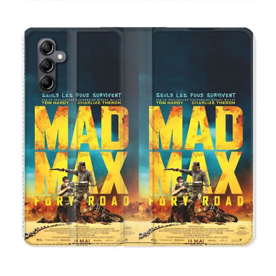 Housse Cuir Portefeuille Pour Samsung Galaxy A55 5G Mad Max Affiche