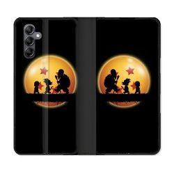 Housse Cuir Portefeuille Pour Samsung Galaxy A55 5G Manga Dragon Ball Vintage