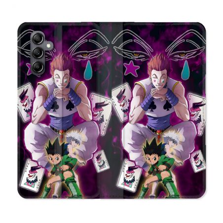 Housse Cuir Portefeuille Pour Samsung Galaxy A55 5G Manga Hunter X Hunter Hisoka