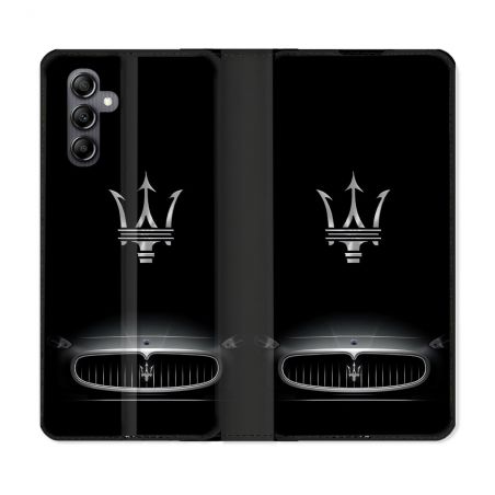 Housse Cuir Portefeuille Pour Samsung Galaxy A55 5G Maserati