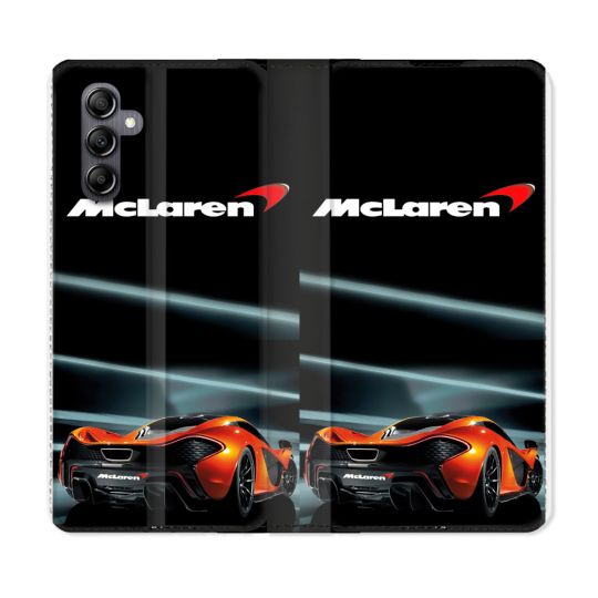 Housse Cuir Portefeuille Pour Samsung Galaxy A55 5G Mc Laren