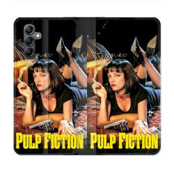 Housse Cuir Portefeuille Pour Samsung Galaxy A55 5G Pulp Fiction Affiche