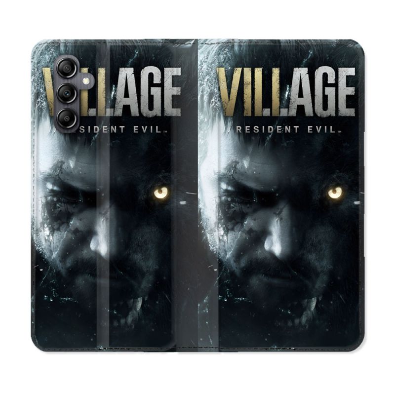 Housse Cuir Portefeuille Pour Samsung Galaxy A55 5G Resident Evil