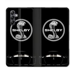 Housse Cuir Portefeuille Pour Samsung Galaxy A55 5G Shelby