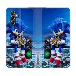 Housse Cuir Portefeuille Pour Samsung Galaxy A55 5G Sonic