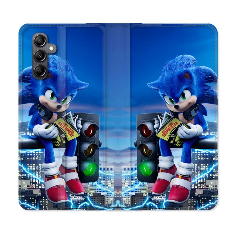 Housse Cuir Portefeuille Pour Samsung Galaxy A55 5G Sonic