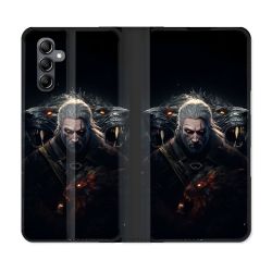 Housse Cuir Portefeuille Pour Samsung Galaxy A55 5G The Witcher