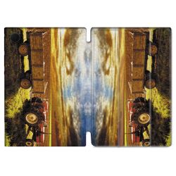 Housse Smart Cover Pour Samsung Galaxy Tab A9 Agriculture Tracteur Color