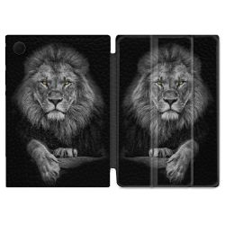 Housse Smart Cover Pour Samsung Galaxy Tab A9 Animal Lion Majestueux