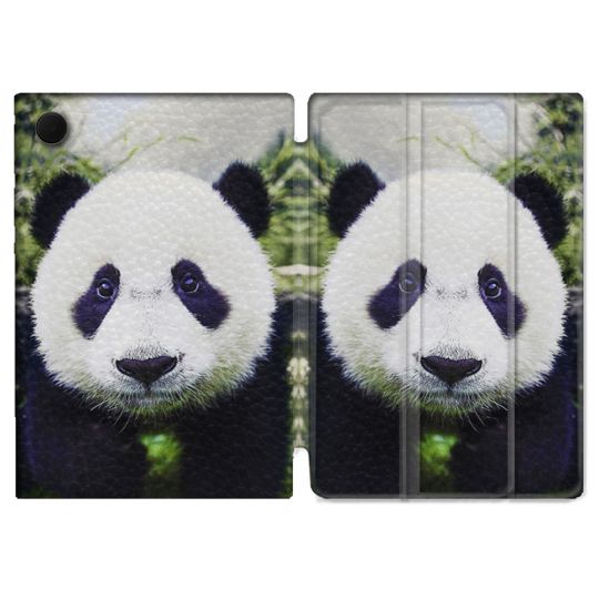 Housse Smart Cover Pour Samsung Galaxy Tab A9 Animal Panda Color