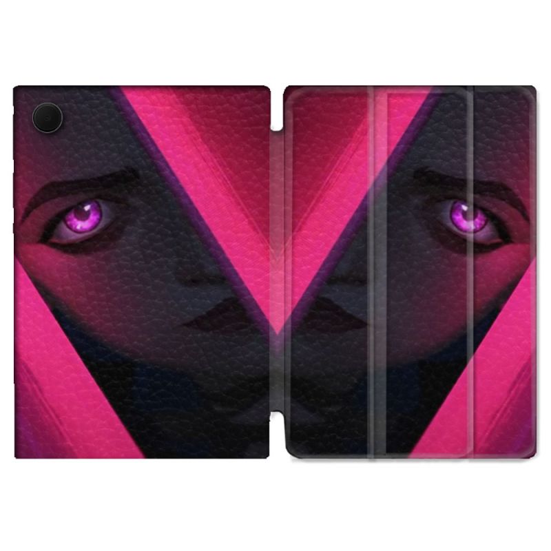 Housse Smart Cover Pour Samsung Galaxy Tab A9 Arcane Jynx Rose