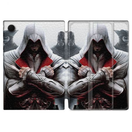 Housse Smart Cover Pour Samsung Galaxy Tab A9 Assassin Creed Mask