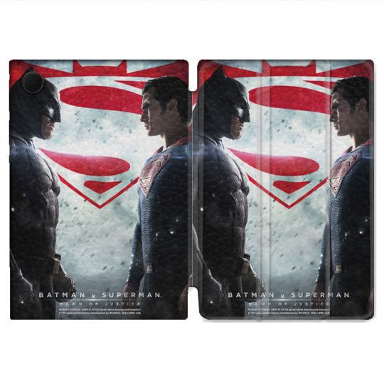 Housse Smart Cover Pour Samsung Galaxy Tab A9 Batman VS Superman