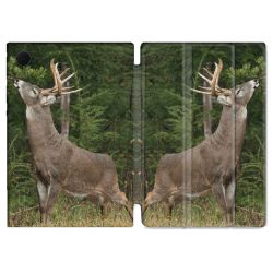 Housse Smart Cover Pour Samsung Galaxy Tab A9 Chasse Cerf